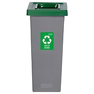 Igotrend, 719002 Sorted waste bin 53 l, FIT BIN grey/green - Rubbish Bin