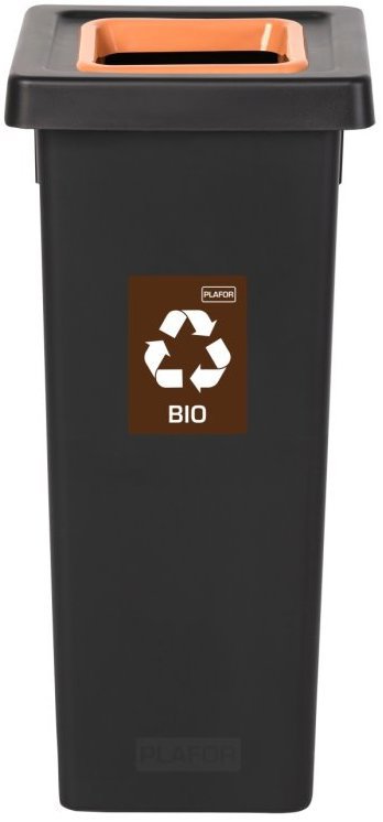 Igotrend, 720006 Sorted waste bin 53 l, FIT BIN black/brown - Rubbish Bin