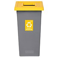 Igotrend, 723001 Sorted waste bin 75 L, FIT BIN grey/yellow - Rubbish Bin