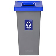 Igotrend, 723003 Sorted waste bin 75 l, FIT BIN grey/blue - Rubbish Bin