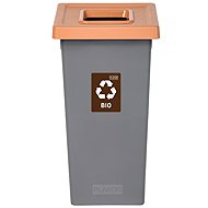 Igotrend, 723006 Sorted waste bin 75 L, FIT BIN grey/brown - Rubbish Bin