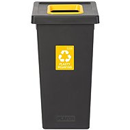 Igotrend, 724001 Sorted waste bin 75 L, FIT BIN black/yellow - Rubbish Bin