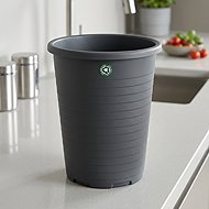 Igotrend Wastepaper basket 15 l, grey - Rubbish Bin