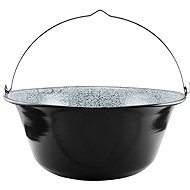 IGOTREND Goulash pot enamel 30 l /51,5 cm, black - Camping Pot