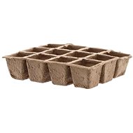 IGOTREND Peat plate (6 × 12), 21 × 17 × 4,5 cm, 6 pcs. - Seedling Tray