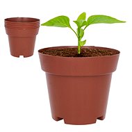 Igotrend Planter, brown 14,5 × 12 cm, 5 pcs - Seedling Tray