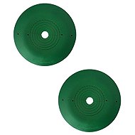 Igotrend Treeguard, tree trunk protector max. trunk diameter up to 11,5 cm, colour green, set of 2 - Tree Bark Protector