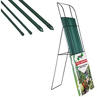 Igotrend Plant pole metal / PVC 180 cm green, set of 5 - Plant Support