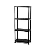 Igotrend Practic plastic, 60 × 30 × 138 cm, black - Shelving Unit