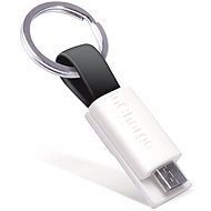 InCharge Micro USB Fekete, 0,08 m - Adatkábel