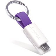 InCharge Micro USB Lila, 0,08 m - Adatkábel