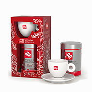 ILLY XMAS KIT, 250g, ground + Cup - Gift Set