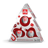 Christmas Tree illy CLASSICO, mletá, 3 × 125 g - Gift Set