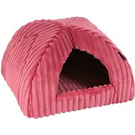 Olala Pets Igloo Stripe 40 × 40 cm pink - Pet Bed