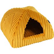 Olala Pets Igloo Stripe 45 × 45 cm yellow - Pet Bed