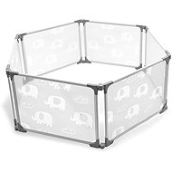 iMex W5312 Flexible 6 in 1 Premium Hexagonal Grey - Baby Playpen