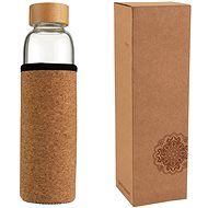 VS INDAUR Glass Bottle with Cork Sleeve - Drinking Bottle