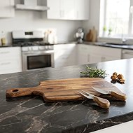 VS IWAKI Set of Chopping Boards and Two Cheese Knives - Cutting Board