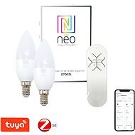 Immax Neo LED E14/230V C37 5W 2pcs + remote control - LED Bulb