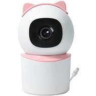 IMMAX Neo Lite Smart Security Indoor Baby Camera, 355° 50° P/T, WiFi, 4MP, pink - Baby Monitor