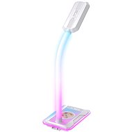 IMMAX LED table lamp GAMER RGB, QI charging, USB output, white - Table Lamp
