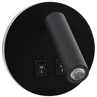 IMMAX GOAL 2 switches, LED, 6W, black - Wall Lamp
