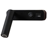 IMMAX GOAL USB + switch, LED, 3W, black - Wall Lamp