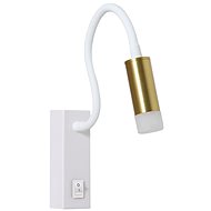 IMMAX GOAL with switch, LED, 3W, white/gold with acrylic - Wall Lamp