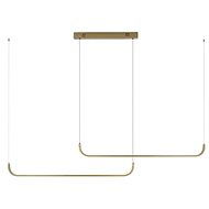 IMMAX NEO PATTINI Intelligente Pendelleuchte 120 cm, 26 W, 1820 lm, gold, Zigbee 3.0 - LED-Licht