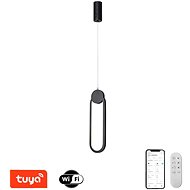 IMMAX NEO LITE OVALE Smart pendant luminaire black 40 x 12 cm, 22 W, Tuya WiFi with BEACON support - LED Light
