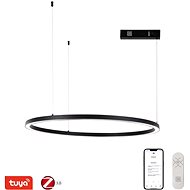 IMMAX NEO FINO NEW Smart pendant luminaire 1 circle, 80 cm, 60 W, black, Zigbee 3.0 - LED Light