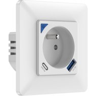 IMMAX NEO internal with pin, type E, 1x USB, 1x USB-C, PD 20 W, Zigbee - Smart Socket