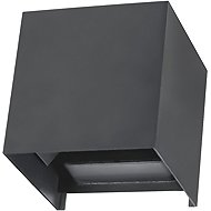 IMMAX DICE outdoor wall lamp, 6W, 340lm, IP65, anthracite - LED Light