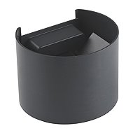 IMMAX RING outdoor wall lamp, 6W, 340lm, IP65, anthracite - LED Light