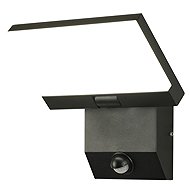IMMAX MODERN outdoor wall mounted with PIR sensor, 18W, 1278 lm, IP65, black - LED Light