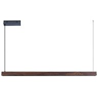 IMMAX NEO-MADEIRA linear, walnut. wood, 122 cm, 26W, on cord, Tuya WIFI BEACON CCT, dimmable - LED Light
