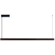 IMMAX NEO-MADEIRA linear, walnut. wood, 202 cm, 44W, on cord, Tuya WIFI BEACON CCT, dimmable - LED Light