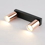 IMMAX PUNTO-2 ceiling, wall, spot, 2 heads GU10, copper - LED Light