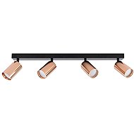 IMMAX PUNTO-4 ceiling, wall-mounted, spot, linear, 4 heads GU10, copper - LED Light