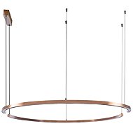 IMMAX NEO FINO MOON Smart závěsné svítidlo 2x půlkruh, 120 cm, 72 W, Zigbee 3.0, měděné - LED Light