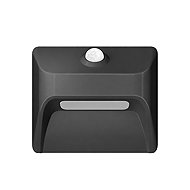 IMMAX STEP LIGHT kabellose Treppenleuchte, PIR-Sensor, schwarz - Wandleuchte