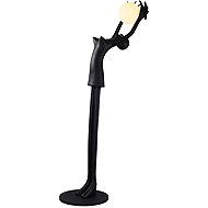 IMMAX SILUETTE Human Girl 210cm Statue - Floor Lamp, Black, Fibreglass, 1×E27 - Floor Lamp