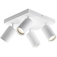 IMMAX PUNTO-4S stropní, nástěnné, bodové, čtverec 4 hlavy, GU10, bílé - Spot Lighting