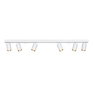 IMMAX PUNTO-6 stropní, nástěnné, bodové, linear 6 hlav, GU10, 119 cm, bílé - Spot Lighting