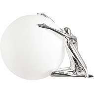IMMAX SILUETTE Moon Lady 53 - socha, dekorační lampa silver shiny (chrom), sklolaminát,1xE27 - Decorative Lighting