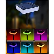 IMMAX NEO LITE Smart solární svítidlo SQUARE, RGB, IP65, BT, TUYA,1W - Zahradní osvětlení
