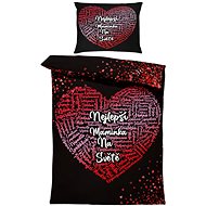 Sheets 140 × 200 + 90 × 70 cm Heart for mom - Bed Linen