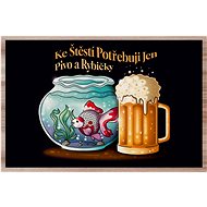 IMPAR Placemats Happiness = Beer + fish - Placemat