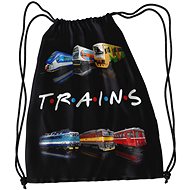 IMPAR Back bag - Trains - Drawstring Bag