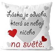 Impar cushion Love is courage - Pillow